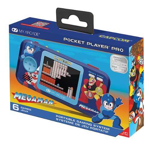 My Arcade Mega Man Pocket Player Pro - Blue GLOBAL SHIPPING