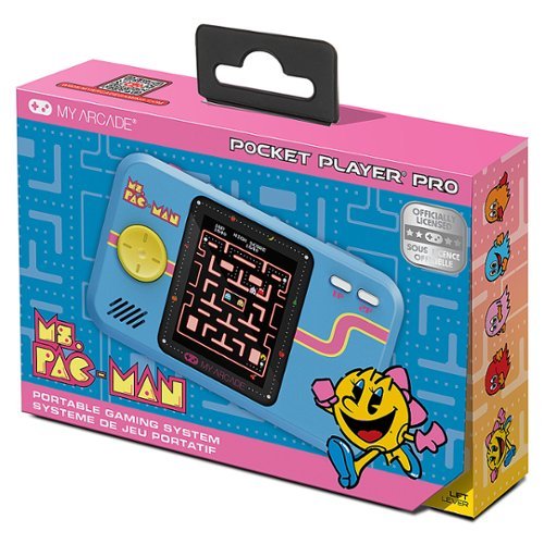 My Arcade Ms Pac-Man Pocket Player Pro - Pink & Blue HOW TO BUY