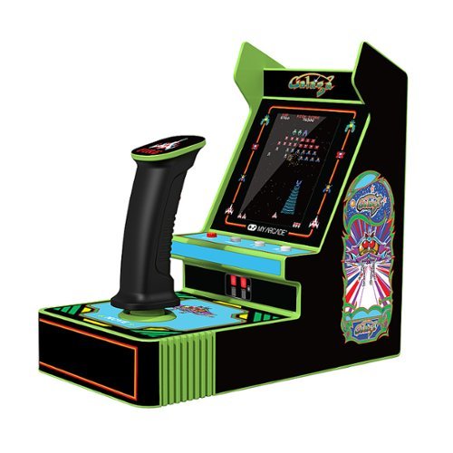 My Arcade Galaga Joystick Player - Green & Black WORLDWIDE DELIVERY