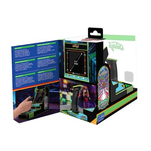 My Arcade Galaga Joystick Player - Green & Black SHOP ONLINE