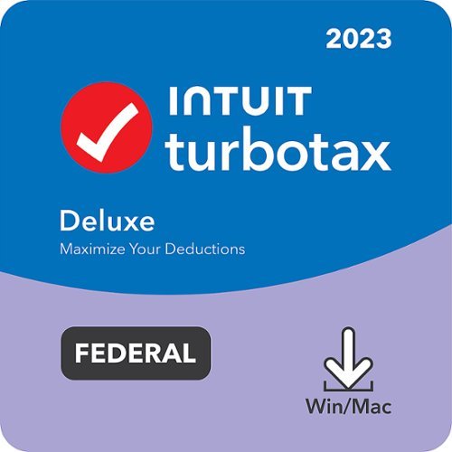 TurboTax - Deluxe 2023 Federal Only + E-file - Mac OS, Windows [Digital]