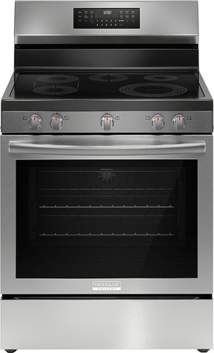 Frigidaire - Gallery 5.3 Cu. Ft. Freestanding Electric Total Convection Range - Stainless Steel