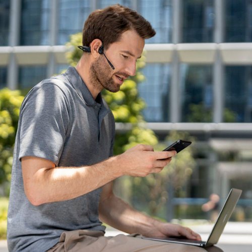 Shokz OpenComm 2  Bluetooth Bone Conduction Headset - Black BUY ONLINE