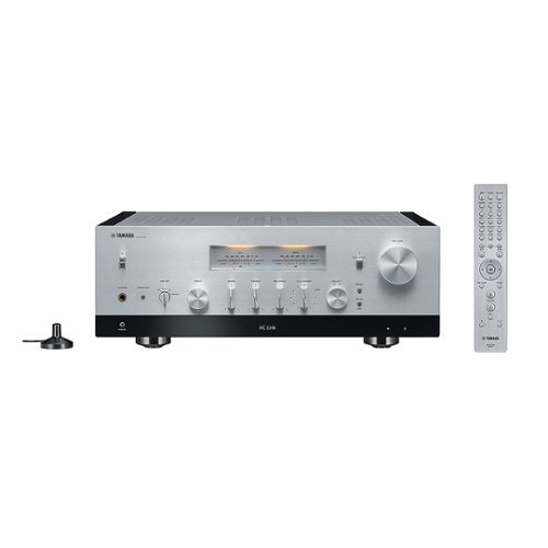 Yamaha - Continuous Power 180 Watt 2.0 Channel Bluetooth Network Stereo Receiver, with Yamaha's MusicCast System - Silver