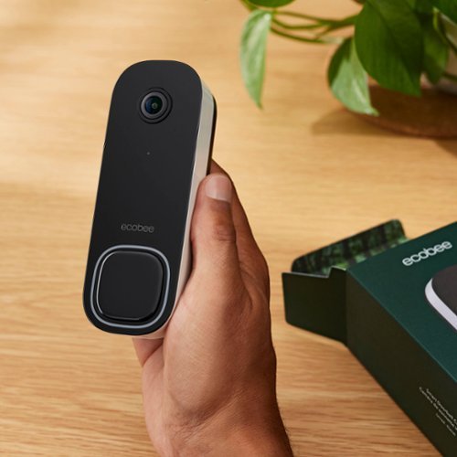 ecobee Smart Video Doorbell - Wired with Advanced Person and Package Detection - Black BUY IN EUROPE