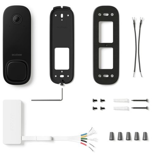 ecobee Smart Video Doorbell - Wired with Advanced Person and Package Detection - Black SHOP ONLINE