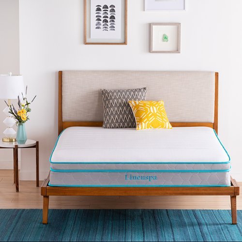 Linenspa Essentials - 10-inch Hybrid Mattress - Queen - White