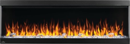 Napoleon - Trivista Pictura 50-Inch Three-Sided Wall-Hanging Electric Fireplace - Black