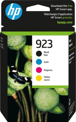 HP - 923 4-Pack Standard Capacity Ink Cartridges - Black/Magenta/Yellow/Cyan