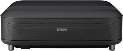 Epson - EpiqVision Ultra LS650 4K PRO-UHD Ultra Short-Throw 3-Chip 3LCD Smart Streaming Laser Projector - Black