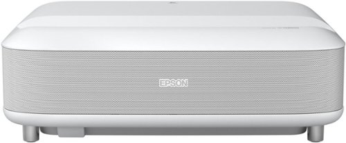  Epson - LS650 4K PRO-UHD Ultra Short Throw 3-Chip 3LCD Laser Projector, 3600 Lumens, 60”-120&quot;, Setting Assistant App, Android TV - White