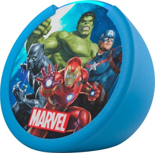 Amazon Echo Pop Kids Smart Speaker with Alexa - Marvel's Avengers WORLDWIDE DELIVERY