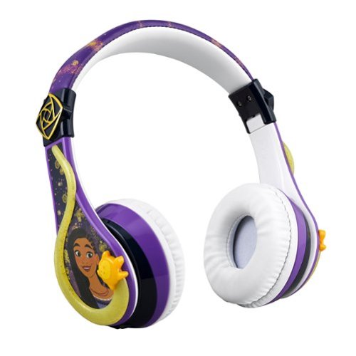 eKids - Disney Wish Wireless  Over-the-Ear Headphones - Purple
