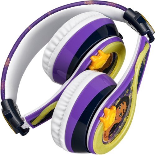 eKids Disney Wish Wireless  Over-the-Ear Headphones - Purple WORLDWIDE DELIVERY