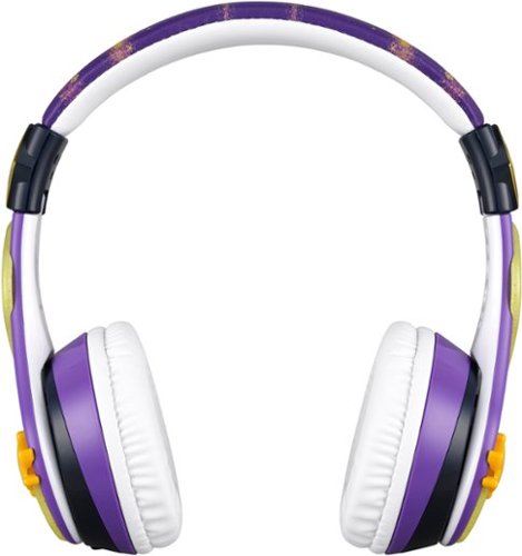 eKids Disney Wish Wireless  Over-the-Ear Headphones - Purple GLOBAL SHIPPING