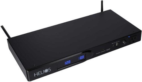 Ethereal - HELIOS 9-Outlet/2-USB 2160 Joules Smart Surge Protector - Black