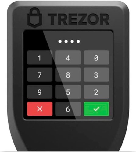 Trezor Model T - Advanced Crypto Hardware Wallet with LCD Touch Screen - Black WORLDWIDE DELIVERY