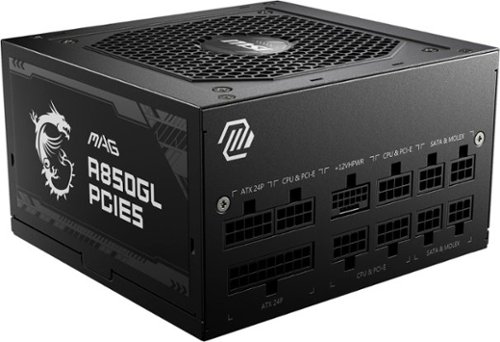 MSI A850GL PCIE 5 850W ATX 3.0 FULL MODULAR 80 PLUS GOLD GAMING POWER SUPPLY - BLACK BUY IN EUROPE