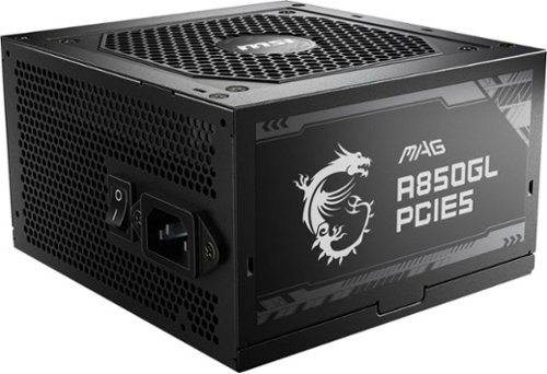 MSI A850GL PCIE 5 850W ATX 3.0 FULL MODULAR 80 PLUS GOLD GAMING POWER SUPPLY - BLACK WORLDWIDE DELIVERY
