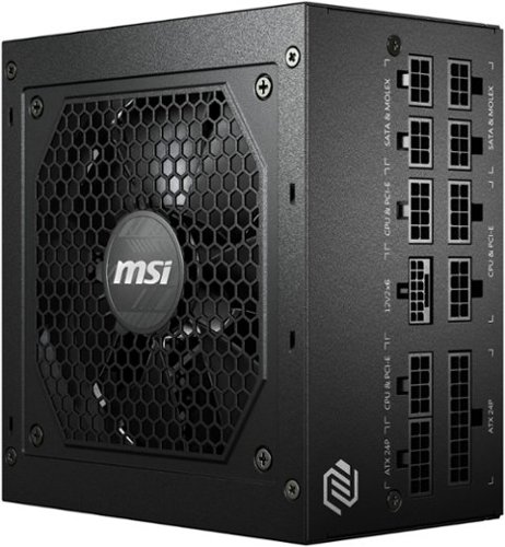 MSI A850GL PCIE 5 850W ATX 3.0 FULL MODULAR 80 PLUS GOLD GAMING POWER SUPPLY - BLACK SHOP ONLINE