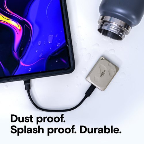 Crucial X9 Pro for Mac 2TB External USB-C SSD - Starlight WHERE TO BUY