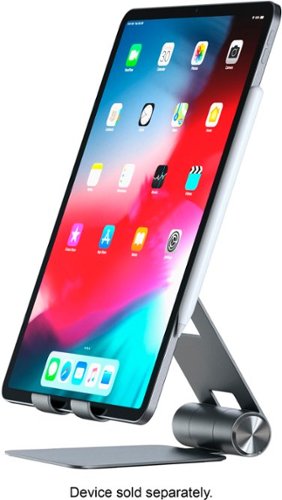 Satechi R1 Aluminum Multi-Angle Foldable Tablet Stand - Compatible with iPad Pro, iPad Air, iPad Mini, iPhones and tablets - Space Gray GLOBAL SHIPPING