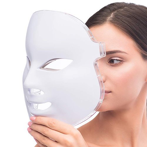 Pure Daily Care Luma LED Skin Therapy Mask and Hyaluronic Acid Serum: The Anti-Aging Duo - White GLOBAL SHIPPING