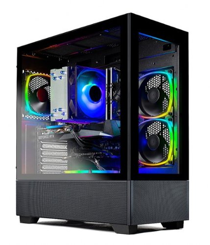 Skytech Gaming - AZURE 2 Gaming Desktop PC – AMD Ryzen 5 7600X – 32GB Memory – NVIDIA RTX 4070 Ti – 1TB NVMe SSD - Black