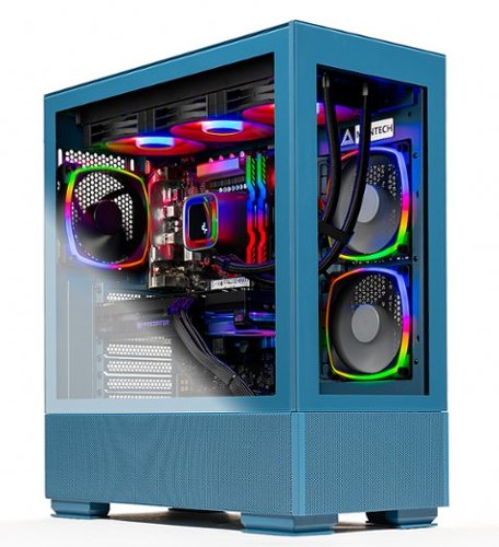 Skytech Gaming - AZURE 2 Gaming Desktop PC – AMD Ryzen 7 7800X3D – 32GB Memory – NVIDIA RTX 4070 Ti – 1TB NVMe SSD - Blue