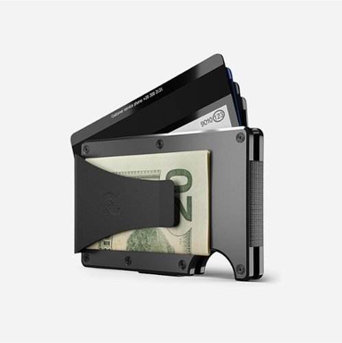 The Ridge Wallet Aluminum: Money Clip - Gunmetal WORLDWIDE DELIVERY