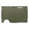 The Ridge Wallet - Aluminum: Money Clip - Matte Olive-Front_Standard
