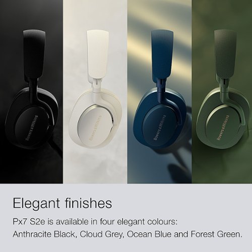Bowers & Wilkins Px7 S2e Wireless Noise Cancelling Over-the-Ear Headphones - Forest Green HOW TO BUY