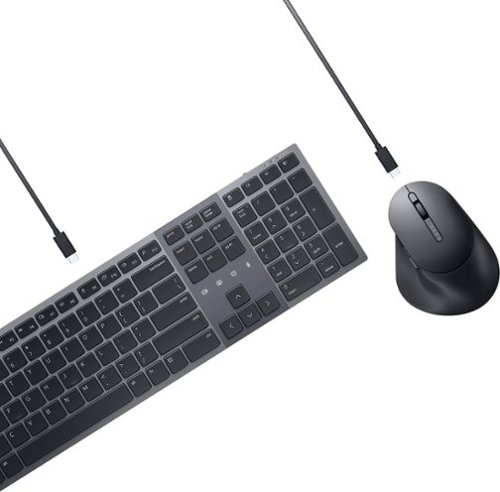 Dell Premier Collaboration KM900 Full-size Wireless Scissor Keyboard and Mouse Bundle - Graphite SHOP ONLINE