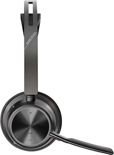Poly Voyager Focus 2 Wireless Noise Cancelling On-Ear Headset with Charge Stand - Black WORLDWIDE DELIVERY