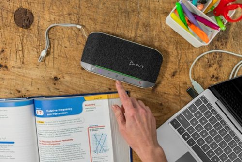Poly Sync 20 Personal USB/Bluetooth Smart Speakerphone with Noise and Echo Reduction - Gray WHERE TO BUY