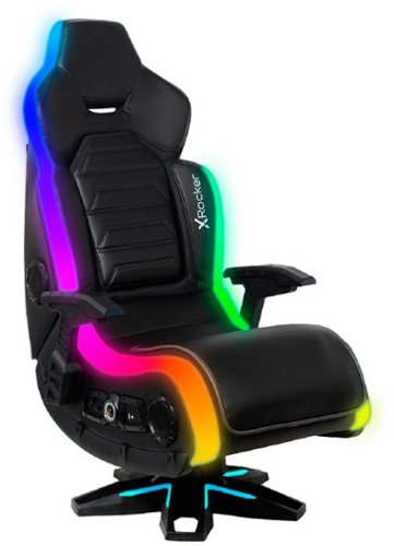 X Rocker - Evo Elite 4.1 Gaming Chair with Built-in Audio Surround Sound System - Black