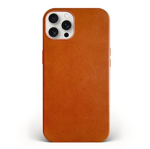 Bluebonnet - Leather Case with MagSafe for Apple iPhone 15 Pro - Saddle Tan