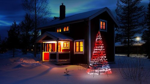 Twinkly Smart Light Tree 10ft 450 RGB+W LED - Multi GLOBAL SHIPPING