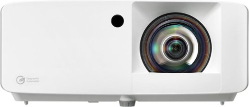 Optoma - UHZ35ST Compact Short Throw Laser Home Theater and Gaming Projector, 4K UHD Laser, High Bright 3,500 Lumens - White