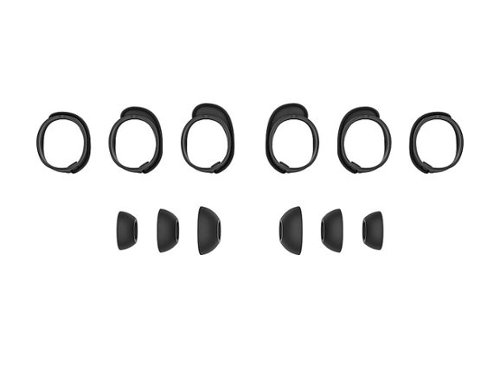 Bose - QuietComfort Ultra Earbuds Fit Kit - Black-Front_Standard 