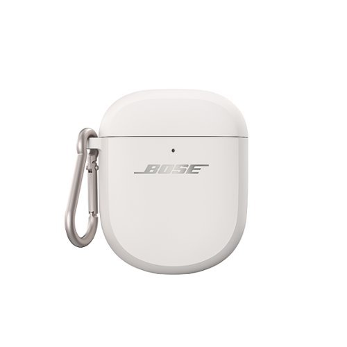 Bose - Wireless Charging Case Cover for QuietComfort Ultra Earbuds and QuietComfort Earbuds II - White Smoke