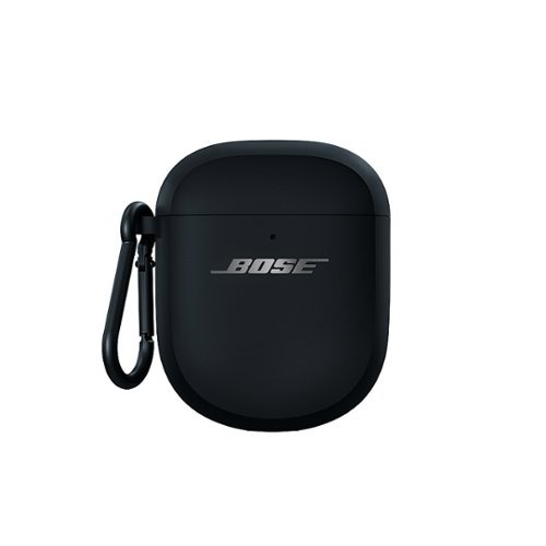 Bose - Wireless Charging Case Cover for QuietComfort Ultra Earbuds and QuietComfort Earbuds II - Black