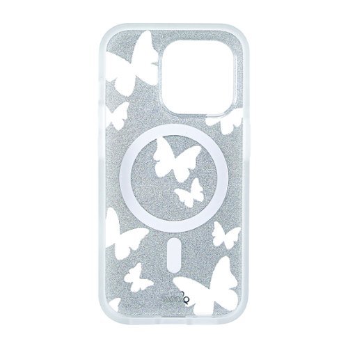 Sonix Magsafe case for Apple iPhone 15 Pro Max - Glitter Mariposa Silver WHERE TO BUY