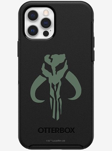 OtterBox - Symmetry Series Case for iPhone 12 / 12 Pro - Black Mythosaur