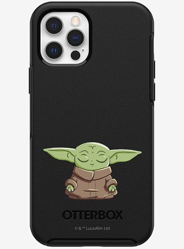 OtterBox - Symmetry Series Case for iPhone 12 / 12 Pro - Black Grogu