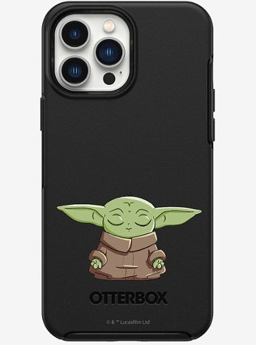 OtterBox - Symmetry Series Case for iPhone 13 Pro Max / 12 Pro Max - Black Grogu