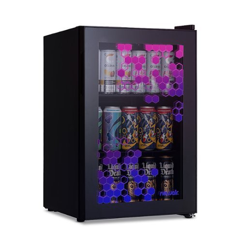 NewAir Spectrum 85 Can Freestanding Beverage Cooler with HexaColor