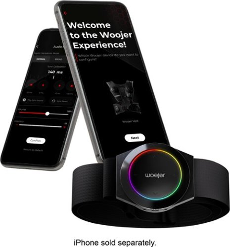 Woojer Haptic Strap 3 for Games, Music, Movies, VR and Wellness - Black BUY ONLINE