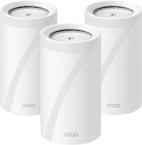 TP-Link - Deco BE33000 Quad-Band Mesh Wi-Fi 7 System (3-Pack) - White