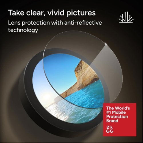 ZAGG InvisibleShield Glass Elite Anti-Reflective Lens Protector for Samsung Galaxy S26 Ultra - Black GLOBAL SHIPPING